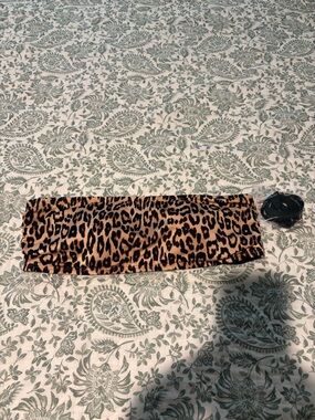 Victoria's Secret Leopard Print Bikini Bottoms in Brown and Black